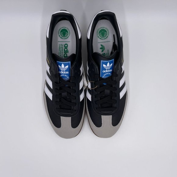 Adidas Samba Vegan Black / White / Gum Mens Shoes - Picture 5 of 8